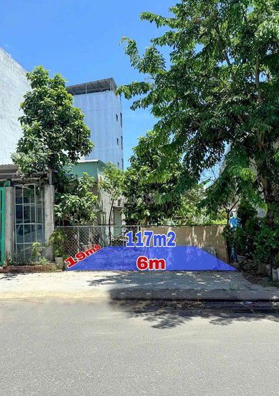 Gần 120m2 Điện âm Dầu Khí Hoà Quý ngang 6m Đông Nam thông Võ Chí Công