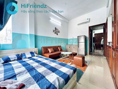Cho thuê phòng trọ giá rẻ studio cửa sổ trời full nội thất
