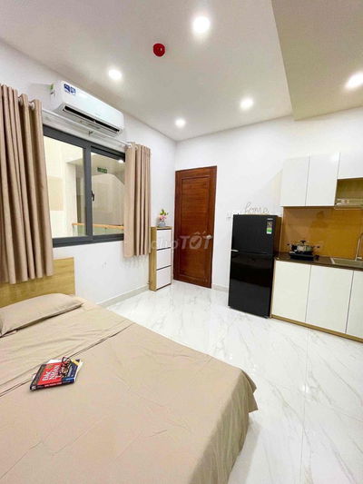CHO THUÊ CĂN HỘ MỚI_25m2_3ng3xe_THANG MÁY_NGAY NGÃ TƯ 7 HIỀN