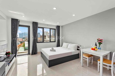 🏢 Giá Thật ! CHDV STUDIO NEW 100%_BALCONY_40m2_FULL NT ( hút mùi..)