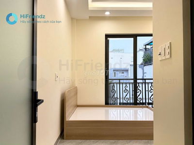 Studio Bancol Cửa sổ trời Full nội thất ngay HHT gần chợ Bà Chiểu