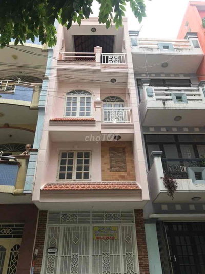 Cho thuê nhà 1 trệt 3 lầu Nguyễn Hữu Cảnh  Bình Thạnh