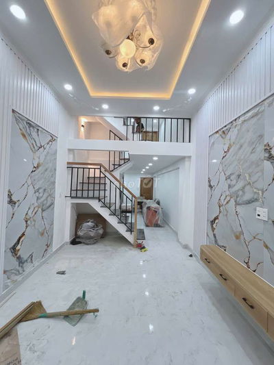 4 PHÒNG NGỦ - HẺM THÔNG - HOÀN CÔNG - NHÀ ĐẸP - TẶNG TOÀN BỘ NỘI THẤT