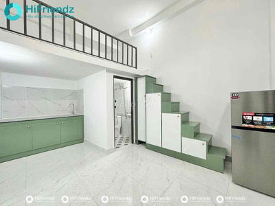 DUPLEX TONE XANH SIÊU ĐẸP, CÓ CỬA SỔ THOÁNG