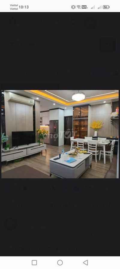 Bán Chung Cư khu đô thik  Mỹ Đình dt 93m2, 6,6 tỷ