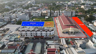 MỞ BÁN 5 CĂN NHÀ PHỐ THƯƠNG MẠI *** ĐẤU LƯNG DÃY TIỆM VÀNG