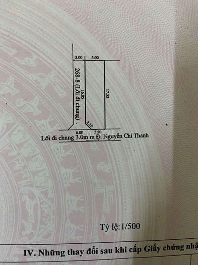 Bán Đất Sau 1 Nhà Mặt Tiền Nguyễn Chí Thanh