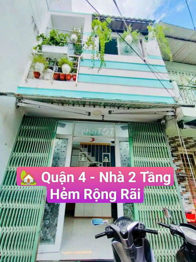 🏡 Q4 HOT – NHÀ 2 TẤM HẺM RỘNG – SÁT MẶT TIỀN ĐOÀN VĂN BƠ – SỔ RIÊNG