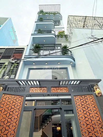 NHÀ PHỐ MỚI KENG 1 TRỤC QUANG TRUNG CHƯA QUA SỬ DỤNG 5PN CÓ THANG MÁY