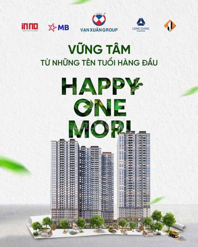 Suất nội bộ căn hộ cao cấp Happy One Mori 1PN chỉ từ 1,4 tỷ/căn
