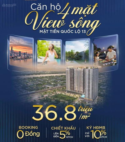 [ĐỘC QUYỀN] Giỏ hàng Symlife trả 260Tr/2PN VIEW SÔNG-Mặt tiền QL13, Tặng Voucher 45Tr LH 0974 309 ***