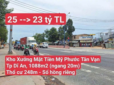 Đất Kho Xưởng MT Mỹ Phước Tân Vạn Tân Bình Dĩ An (Tân Đông Hiệp HCM)