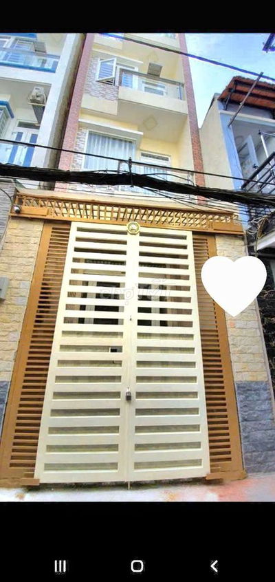 NHÀ SẠCH 4 TẦNG  Q6 CƯ XÁ PHÚ LÂM A  95 m² giá 4,7 tỷ