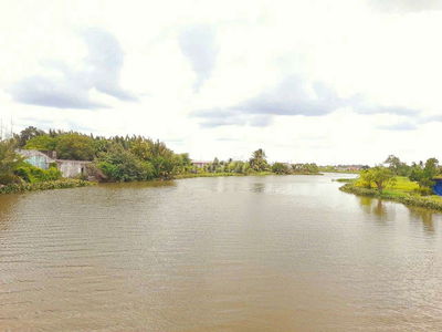 Siêu phẩm, 525m2 đất vườn 25x 18m view kênh chỉ 320 tr
