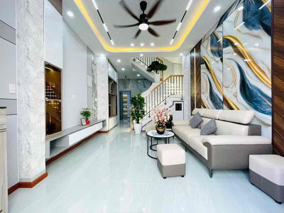 BÁN NHÀ 3 TẦNG ĐẸP FULL NỘI THẤT –HẺM XH- NGAY NGUYỄN VĂN THỌ 5.75