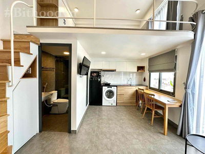 Phòng trọ gác cao diện tích hơn 30m2 ở Bình Lợi gần đại học Văn Lang