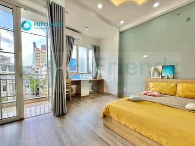 2 phòng ngủ thoáng mát sát bên Q1