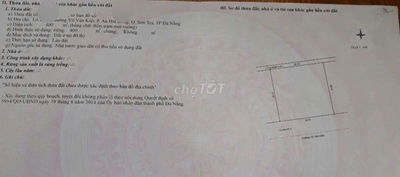 Bán đất vàng Võ Văn Kiệt, Sơn Trà