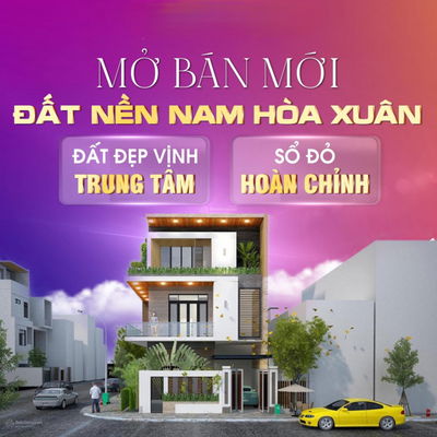 MỞ BÁN 900 LÔ ĐẤT NỀN ĐẦM SEN, NAM HÒA XUÂN - GIÁ TRỰC TIẾP CĐT
