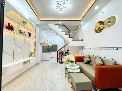 Nhà sổ hồng hẻm 3m dtsd56m Huỳnh Tấn Phát Nhà Bè 1.75 tỷ