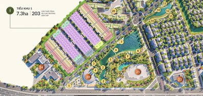 Cần Bán suất NG - Căn Biệt Thự đối diện hồ, cạnh chưng cư, dự án Alluvia City - Xuân Cầu