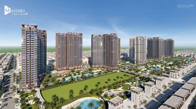 Bán căn 3PN Góc Masteri Trinity giá chỉ nhỉnh 5 tỷ. HT lãi suất 24 tháng view công viên bể bơi