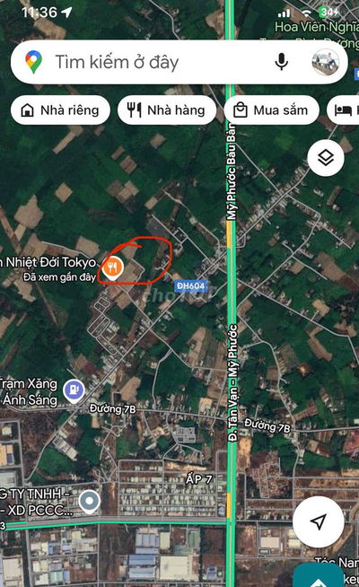 Kẹt nợ bán gấp lô đất gần 10.000m2 ở Bến Cát giá chỉ gần 2triệu/m2
