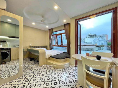 🏡 CHDV STUDIO BALCONY 40M2 - NGAY NGÃ TƯ HÀNG XANH, GẦN UEF, HUTECH