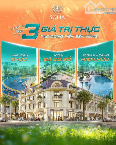 ĐẤT NỀN SỔ ĐỎ LIỀN TAY- VỚI SOLIA- MT 830(VÀNH ĐAI 4) - 1tỷ620 -90M2 ĐƯỜNG NỘI KHU 30M