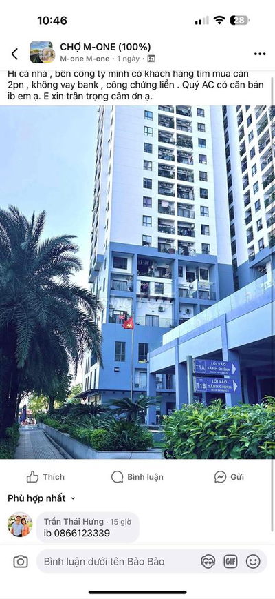 Căn hộ MOne Quận 7 2pn1wc 13tr/th