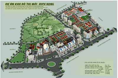 Bán biệt thự tại ĐTM Dịch Vọng, S:210 m2, MT: 17m góc mặt Công Viên Cầu Giấy
