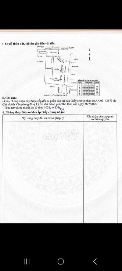 2 LÔ SỔ MỚI 4,6X12 VÀ LÔ 70M2. ĐƯỜNG 38 SỔ MỚI ĐƯỜNG NHỰA