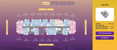 Ngoại giao 5 căn Mia Center Point view biển độc quyền dự án