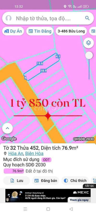 Đất khu dân cư thiên niên kĩ