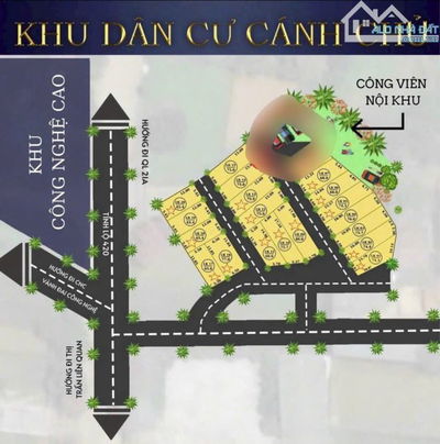 Bán lô góc 66.6m ngay sau siêu thị đức thành. Tại hòa lạc.