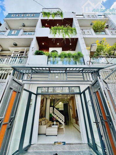 Nhà Gò Vấp 4 Tầng, 5Phòng, Phần Huy Ích 7Ty Nhỉnh