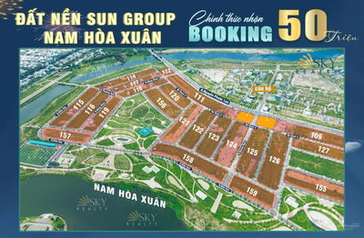 SUNGROUP RA MẮT 900 LÔ ĐẤT NỀN NAM HOÀ XUÂN VỊ TRÍ ĐẸP KHU ĐẦM SEN - GIÁ GỐC CHỦ ĐẦU TƯ CHIẾT KHẤU