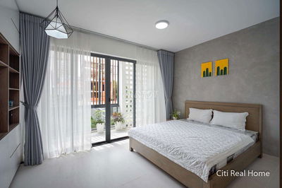 STUDIO BAN CÔNG, FULL NỘI THẤT, KHÔNG BỊ NGẬP