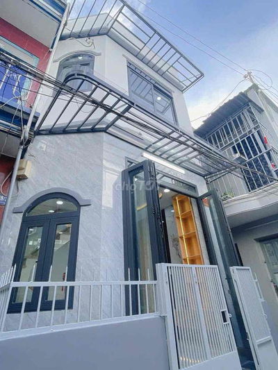 Nhà mới đẹp 25m2 1 trệt 1 lầu 2PN 2WC gần vòng Xoay Phú Lâm - Quận 6