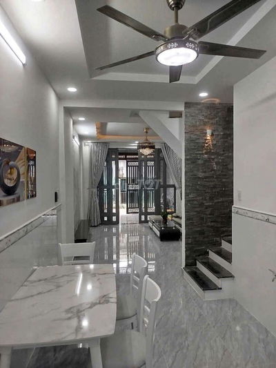 Nhà hẻm 3m Huỳnh Tấn Phát 4mx13m, 2 tầng 2pn2wc xã Phú Xuân Nhà Bè ĐSH