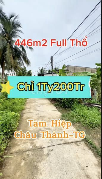 446m² Full Thổ Đường Xe oto  Siêu Đẹp – Giá Tốt Chỉ 1 Tỷ 2 xã Tam Hiệp