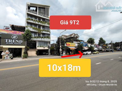 180m2 đất đường 25m XC2, 10x18m giá 9T2 Dính Vách KS