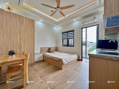 Căn hộ Studio full nội thất, ban công máy giặt riêng Lê Hồng Phong Q5
