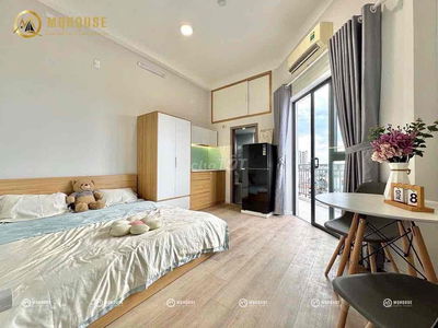 KHAI TRƯƠNG CĂN HỘ STUDIO BAN CÔNG FULL NỘI THẤT - MÁY GIẶT RIÊNG