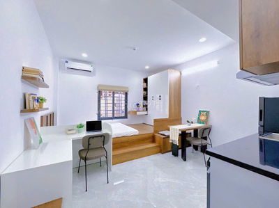 Căn Hộ Cửa Sổ Full Nội Thất ở Lê Văn Duyệt gần chợ Bà Chiểu Bình Thạnh