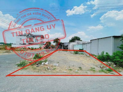 CHỦ NGỘP BÁN GẤP 300TR 258M2 ĐẤT MẶT TIỀN NHỰA LƯU KHAI HỒNG TT CỦ CHI