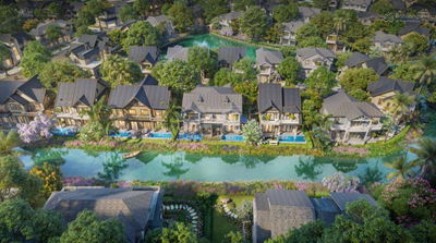 Biệt thự song lập 200m² tại Retreat Island hồ bơi riêng hướng mặt nước