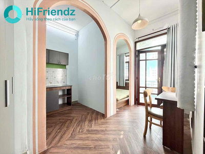 Dạng Studio Ban Công Tách Bếp Siêu Mới Full Nội Thất