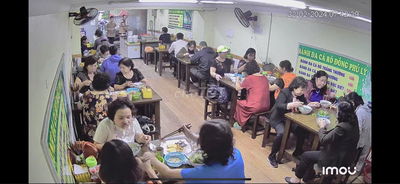 Bánh đa cá rô đồng sang nhượng quán ăn
