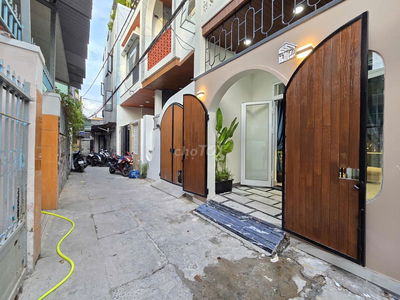 48m² NHÀ 3 TẦNG BÙI ĐÌNH TÚY- FULL NỘI THẤT Ở NGAY-NGANG 4,5m-NỞ HẬU